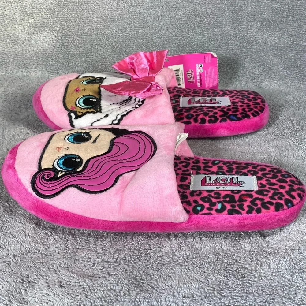 LOL Surprise Shoes Slipper Girl Size 2-3 Pink‎ Slip On